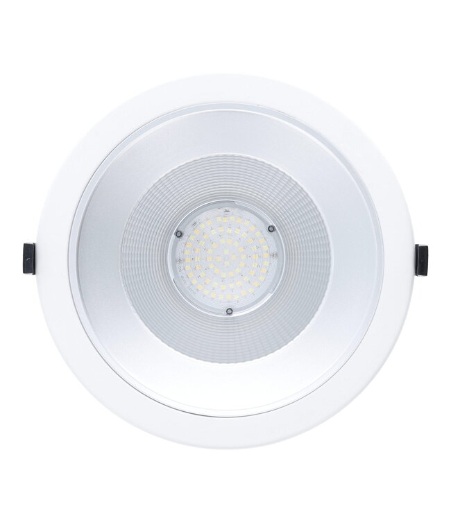 Led Downlighter Luxe met Wattageswitch 15/20/25/30w, CCT Switch 2700/3000/4000/5700K, 1650-3300 Lumen, gatmaat Ø185-220mm, UGR19, 3 Jaar Garantie