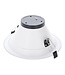 Led Downlighter Luxe met Wattageswitch 15/20/25/30w, CCT Switch 2700/3000/4000/5700K, 1650-3300 Lumen, gatmaat Ø185-220mm, UGR19, 3 Jaar Garantie