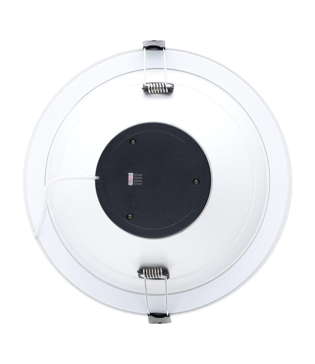 Led Downlighter Luxe met Wattageswitch 12/14/16/18w, CCT Switch 2700/3000/4000/5700K, 1320-1980 Lumen, gatmaat Ø145-170mm, UGR19, 3 Jaar Garantie