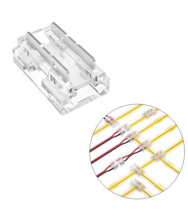 LED Strip Connector 10MM - SMD /COB - 9 in 1 mogelijkheden - 12v-24vDC