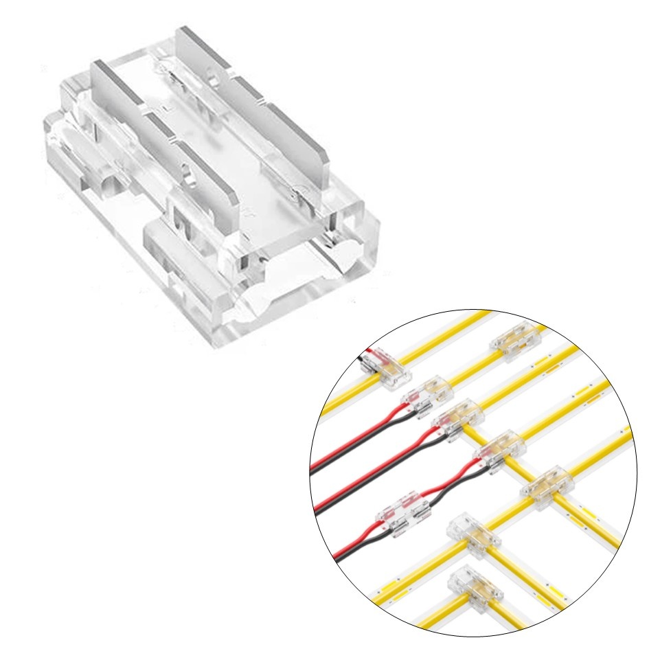 LED Strip Connector 10MM - SMD /COB - 9 in 1 mogelijkheden - 12v-24vDC, foto 4 van 6