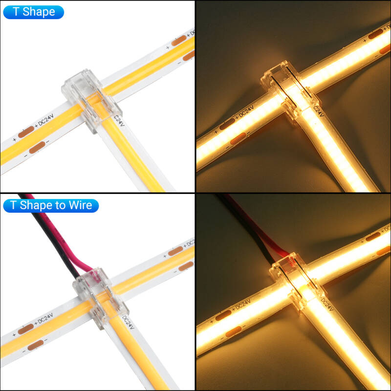 LED Strip Connector 10MM - SMD /COB - 9 in 1 mogelijkheden - 12v-24vDC, foto 2 van 6