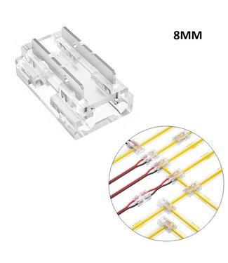 LED Strip Connector 8MM - SMD /COB - 9 in 1 mogelijkheden - 12v-24vDC