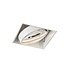 Trimless Inbouw Spot Armatuur, gatmaat 157x157mm, Wit, incl. Stucrand (1x GU10 AR111 spot)