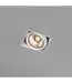 Trimless Inbouw Spot Armatuur, gatmaat 157x157mm, Wit, incl. Stucrand (1x GU10 AR111 spot)