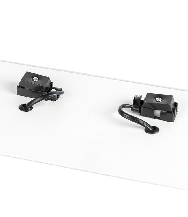 Trimless Inbouw Spot Armatuur, gatmaat 300x157mm, Wit, incl. Stucrand (2x GU10 AR111 spot)