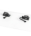 Trimless Inbouw Spot Armatuur, gatmaat 300x157mm, Wit, incl. Stucrand (2x GU10 AR111 spot)