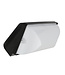 GLW LED Portieklamp ZWART, Wattage switch 5/7/8/10w , 450-900 Lumen, Color Switch (3000/4000/6000K), IP66, IK10, Optioneel: Sensor, 3 Jaar Garantie