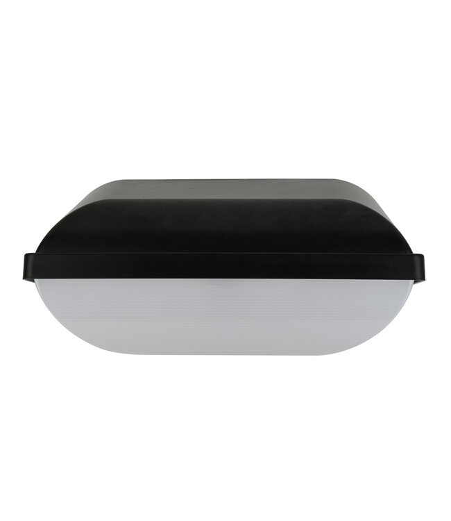 GLW LED Portieklamp ZWART, Wattage switch 5/7/8/10w , 450-900 Lumen, Color Switch (3000/4000/6000K), IP66, IK10, Optioneel: Sensor, 3 Jaar Garantie