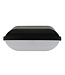 GLW LED Portieklamp ZWART, Wattage switch 5/7/8/10w , 450-900 Lumen, Color Switch (3000/4000/6000K), IP66, IK10, Optioneel: Sensor, 3 Jaar Garantie