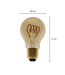 E27 4w Led Filament Lamp, 2200K, 270 Lumen, Dag/Nacht Sensor, 2 Jaar garantie