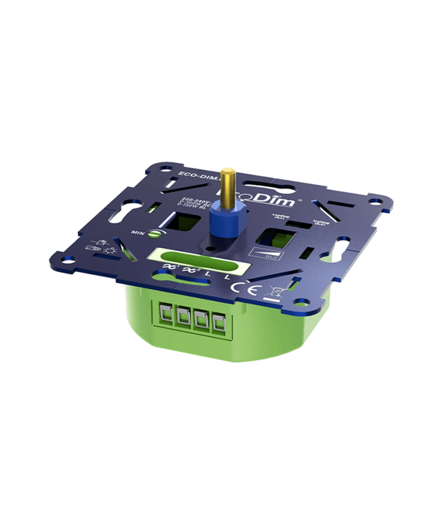 ECODIM.01 - LED DIMMER UNIVERSEEL | 0-300W | FASE AAN- EN AFSNIJDING (RLC)