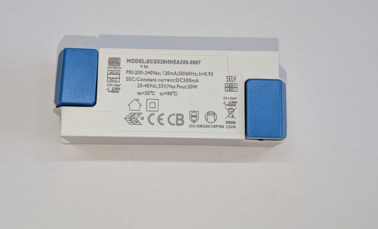 LED Driver Max 25 watt | 500 ma | 20-45Vdc, foto 2 van 2
