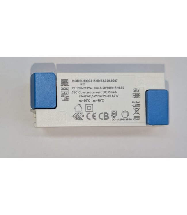 LED Driver Max 15 watt | 350 ma | 20-45Vdc