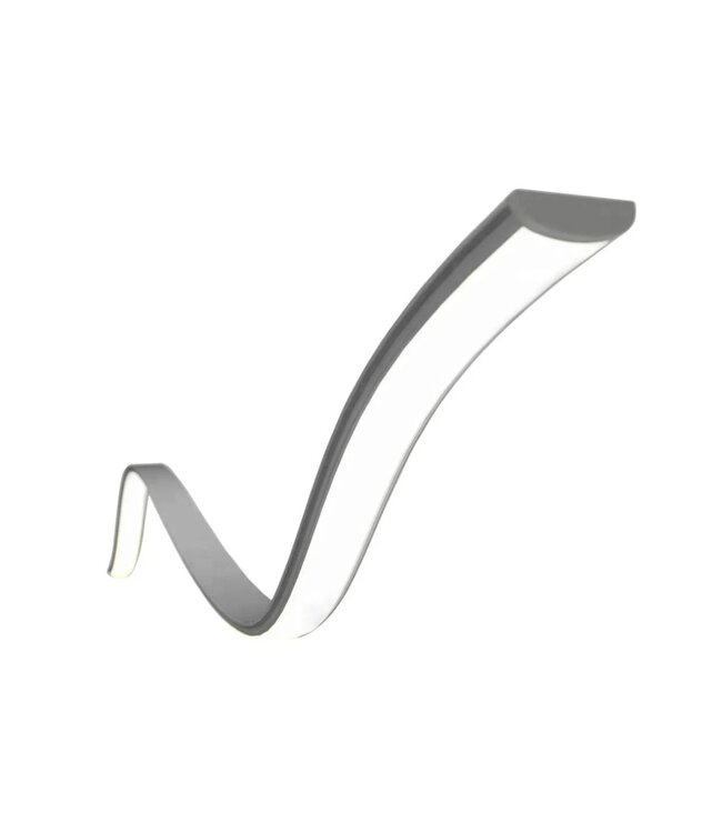 Aluminium Led Strip Profiel FLEX | Buigbaar / Vormbaar | ALU |  18x6mm | Tot 2 Meter leverbaar