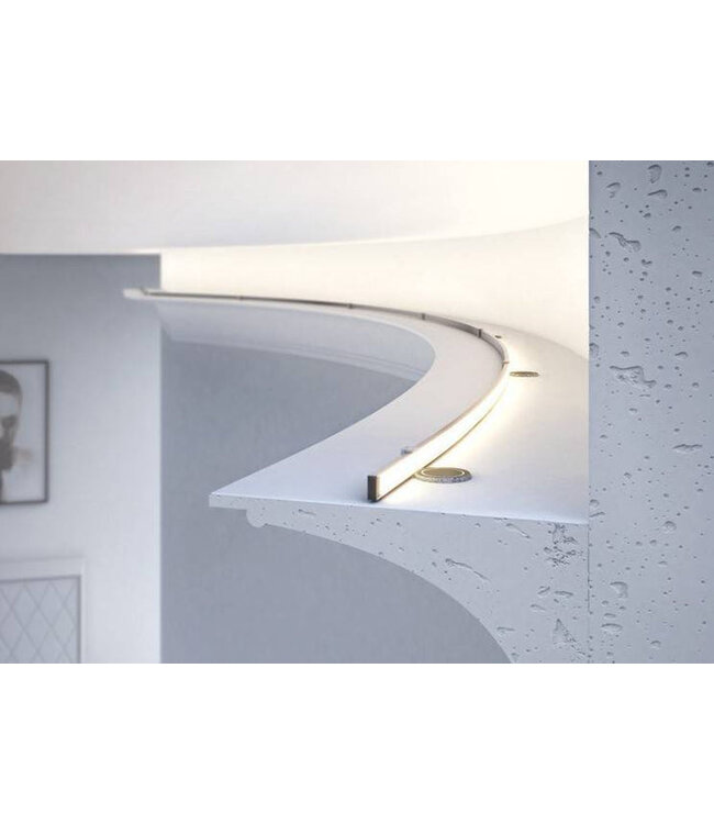 Aluminium Led Strip Profiel FLEX | Buigbaar / Vormbaar | ALU |  18x6mm | Tot 2 Meter leverbaar