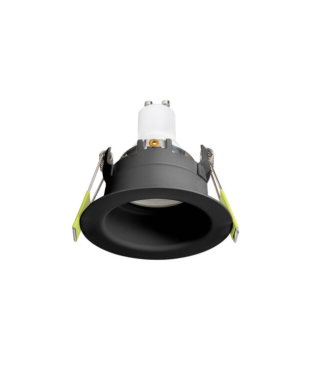 Led Spot Armatuur Verdiept Zwart, IP65, Incl. GU10 Fitting