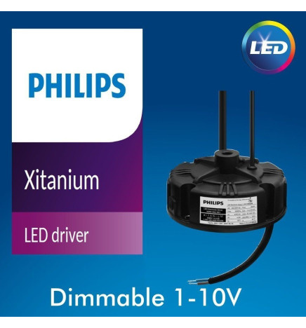 High Lumen High Bay Led Ufo 70w/100w, 14000-20000 Lumen, IP65, 1-10V Dimmable Philips LED Driver, 5 Jaar Garantie, foto 4 van 6