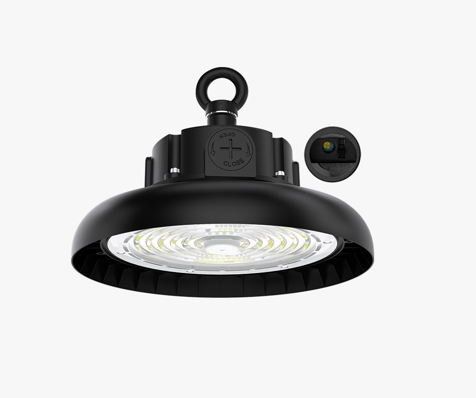 High Lumen High Bay Led Ufo 90w/120w/150w, 18000-30000 Lumen, IP65, 1-10V Dimmable Philips LED Driver, 5 Jaar Garantie, foto 5 van 6