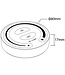MiBoxer Draai Muurbediening Single Color, 1-Zone, Zwart, 2.4Ghz - FUT087B