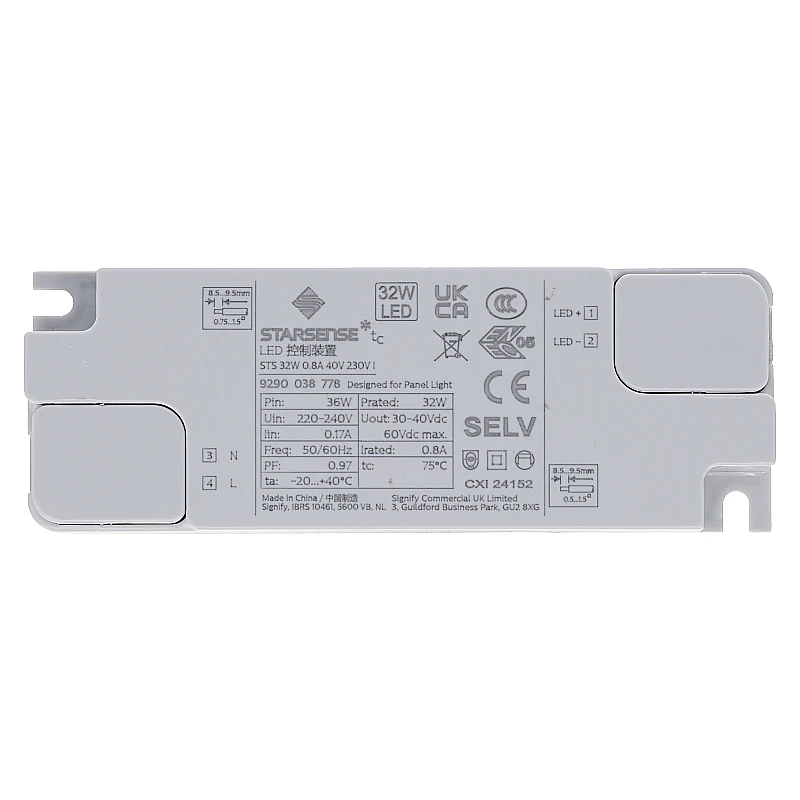Starsense LED Paneel Driver 36w, 900Ma, 27-42v, Flikkervrij, foto 2 van 3
