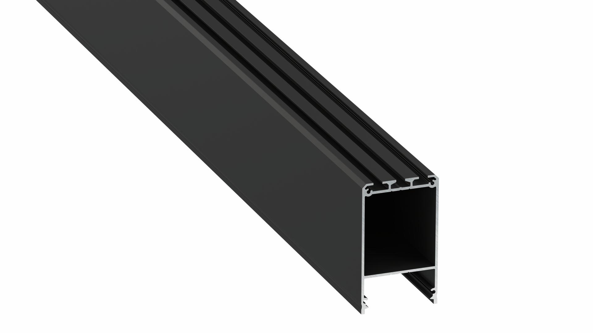 LED Linear Lamp 202cm, 96w, 12000 Lumen (125lm/w), ZWART-kleurige Behuizing, 3 Jaar garantie, foto 4 van 6