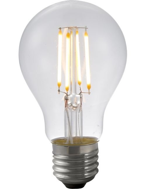 SPL - E27 Led Bollamp A60, 4 Watt, 380 Lumen, 2200K Flame, Dimbaar, 2 Jaar Garantie, foto 3 van 3