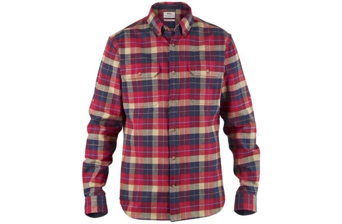 Singi Heavy Flannel Shirt Deep Red