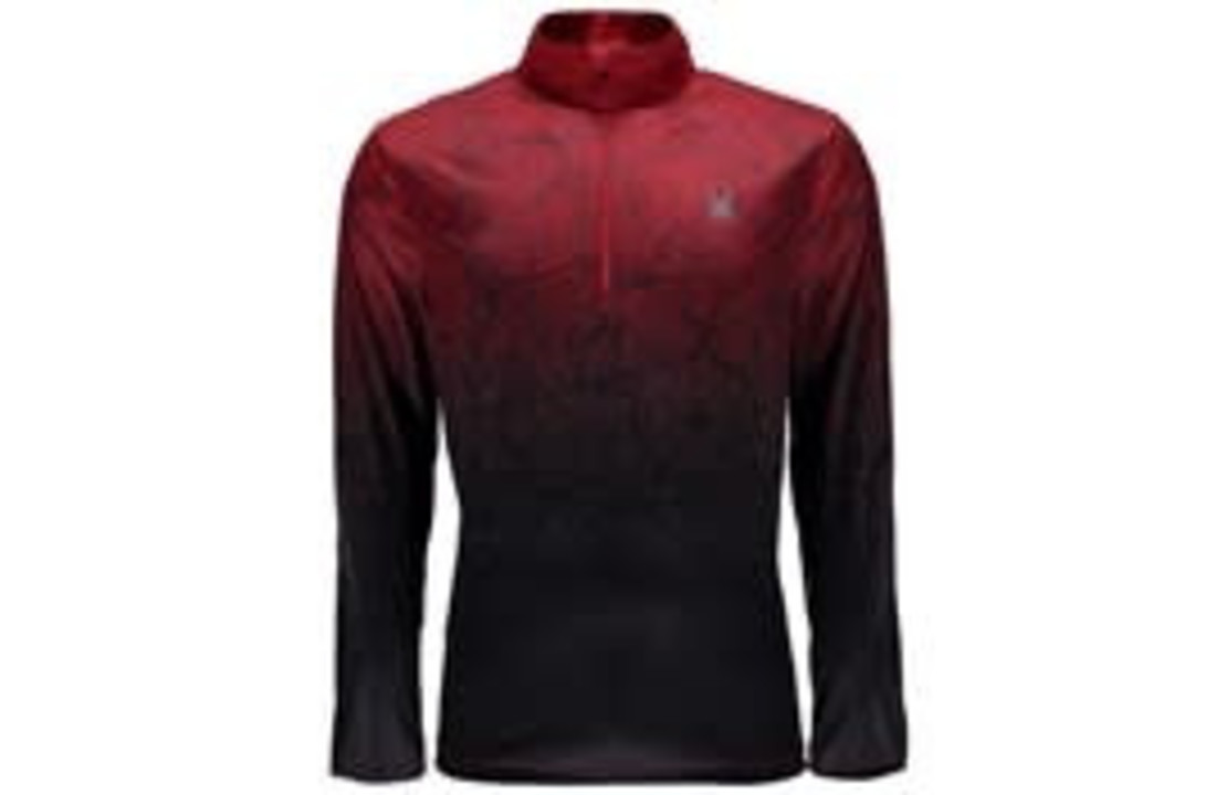 Limitless 1/4 Zip Dry Web Red/Crackle