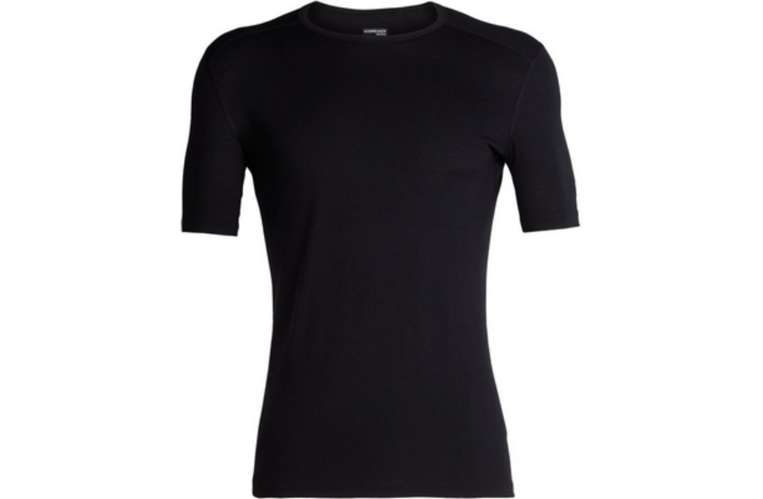 Mens 200 Oasis SS Crew Black