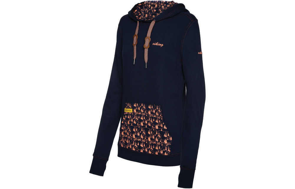 Hoodie Bamboo Lady Navy Blue