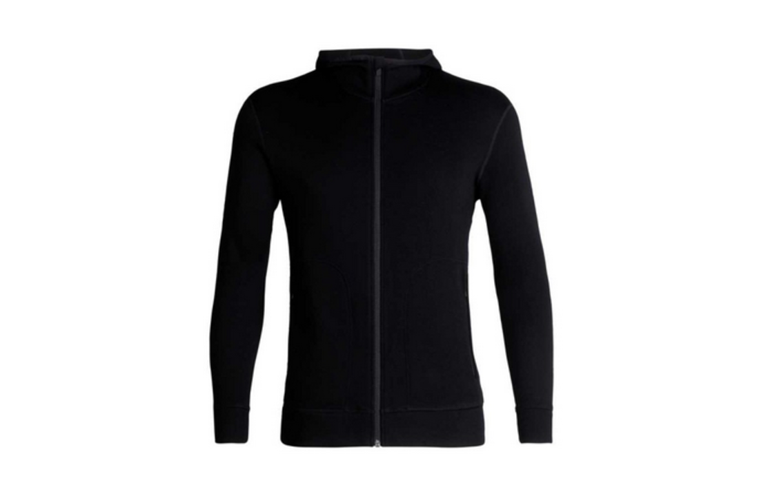 Elemental Long Sleeve Zip Black