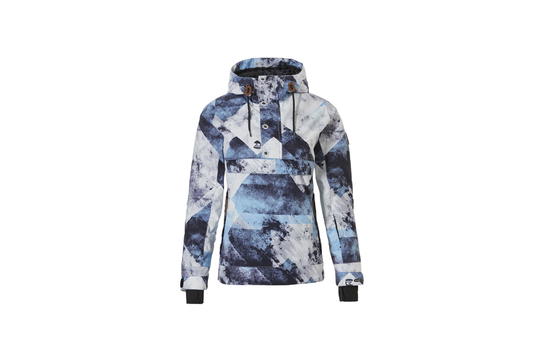 Frida-R Graphic Mountains Blue White