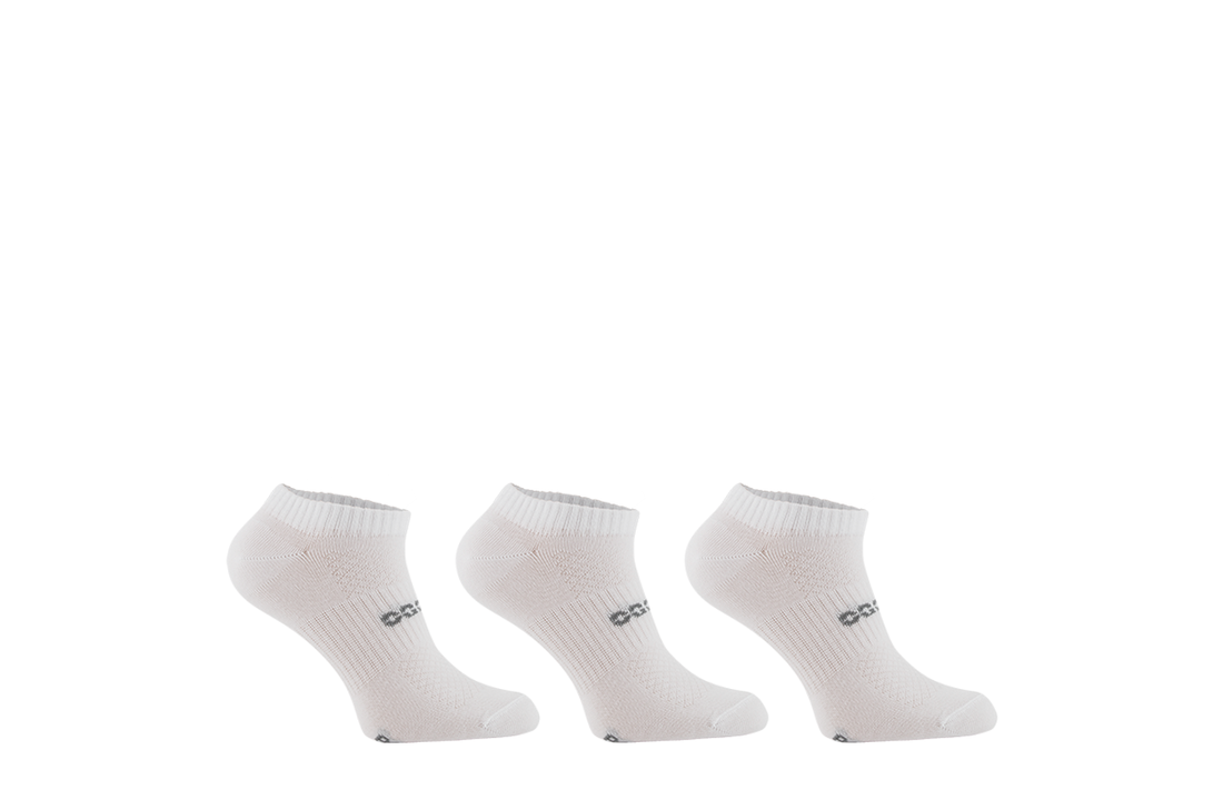 Hardloopsokken kort 3 PACK White