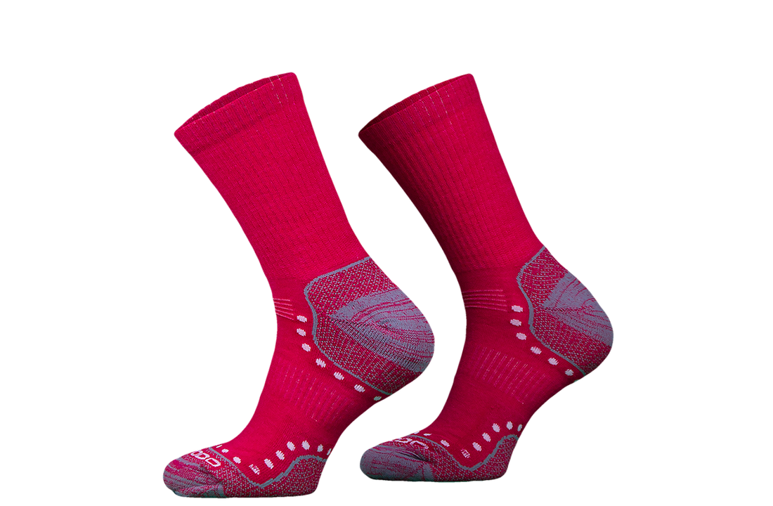 Alpaca Merinowol Light Hiker Stal | Pink