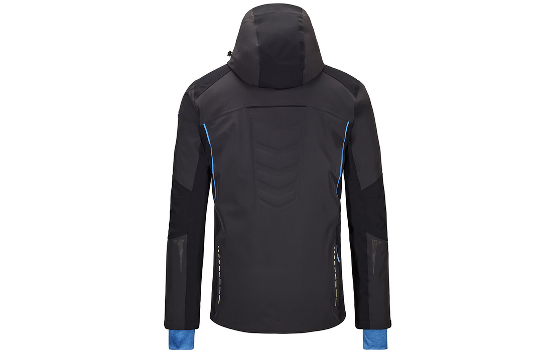 Kuopio MN Ski JCKT B Antraciet Zwart