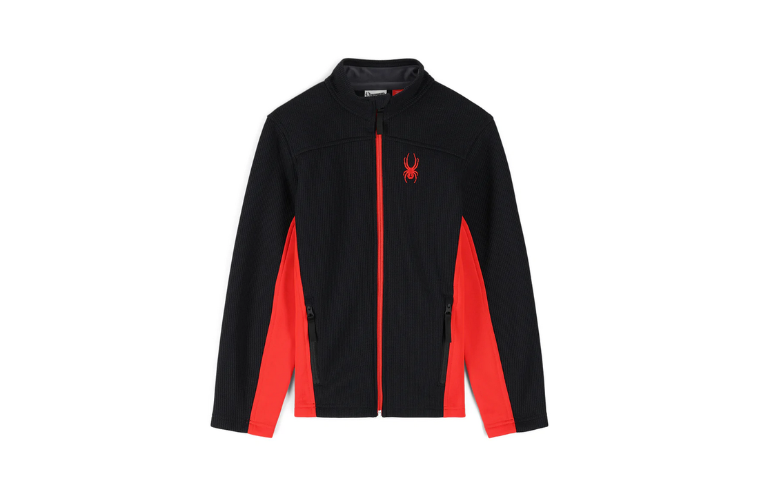 Spyder Bandit Full Zip Black Boy