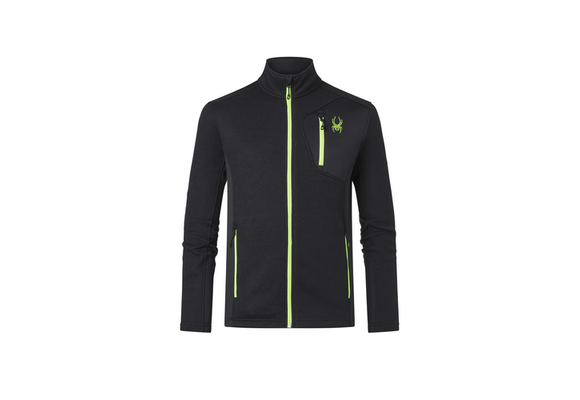 Spyder Bandit Full Zip Black Mojito