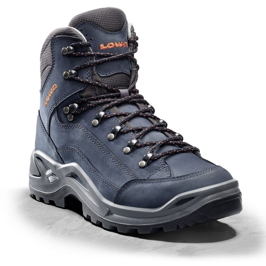 Lowa Renegade LL Mid Donkerblauw/Oranje