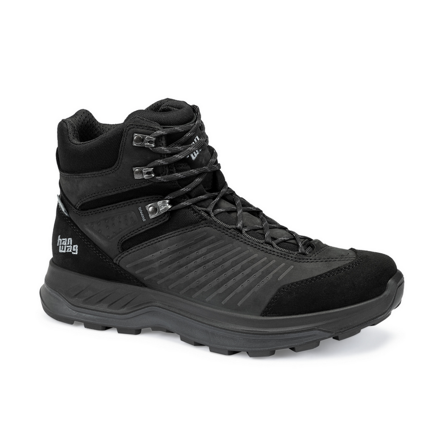 Han Wag Bluestrait Mid ES kleur Black/Asphalt