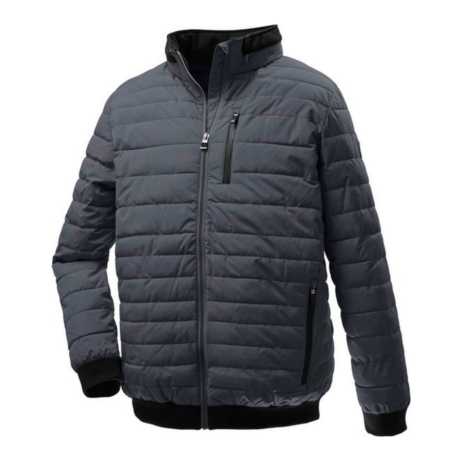Stoy Thiant MN Quilted JCKT A |Kleur: Blauw Grijs