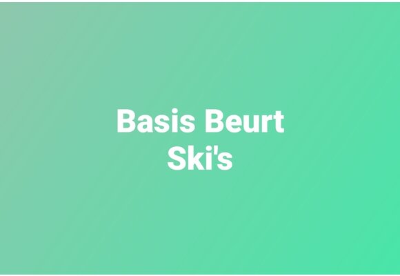 Basis Beurt Ski's
