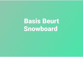 Basis Beurt Snowboard