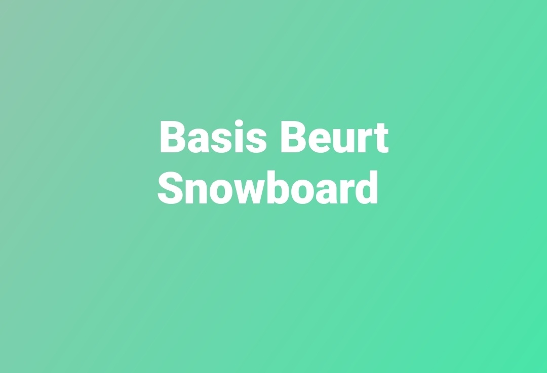 Basis Beurt Snowboard