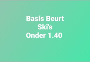 Basis Beurt Ski's  Onder 1.40