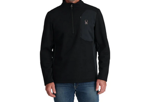 Spyder Bandit 1/2 Zip Black