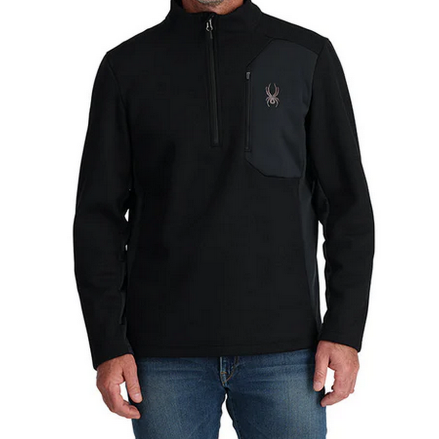 Spyder Bandit 1/2 Zip Black
