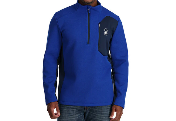 Spyder Bandit 1/2 Zip Electric Blue