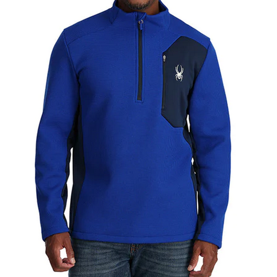 Spyder Bandit 1/2 Zip Electric Blue