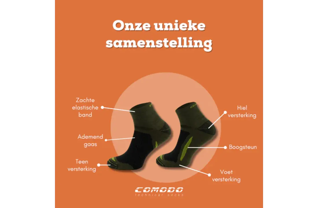 Comodo Wandelsokken Merinowol TREUL02